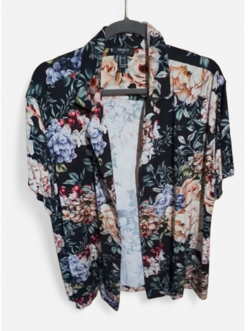 FLORAL PRINT MENS RETRO
SHIRT Large